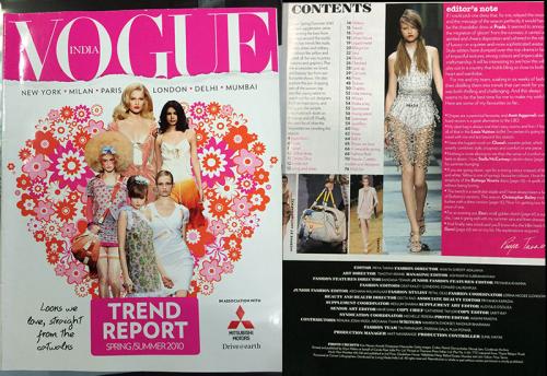 <span style="color: yellow">Vogue Magazine</span>